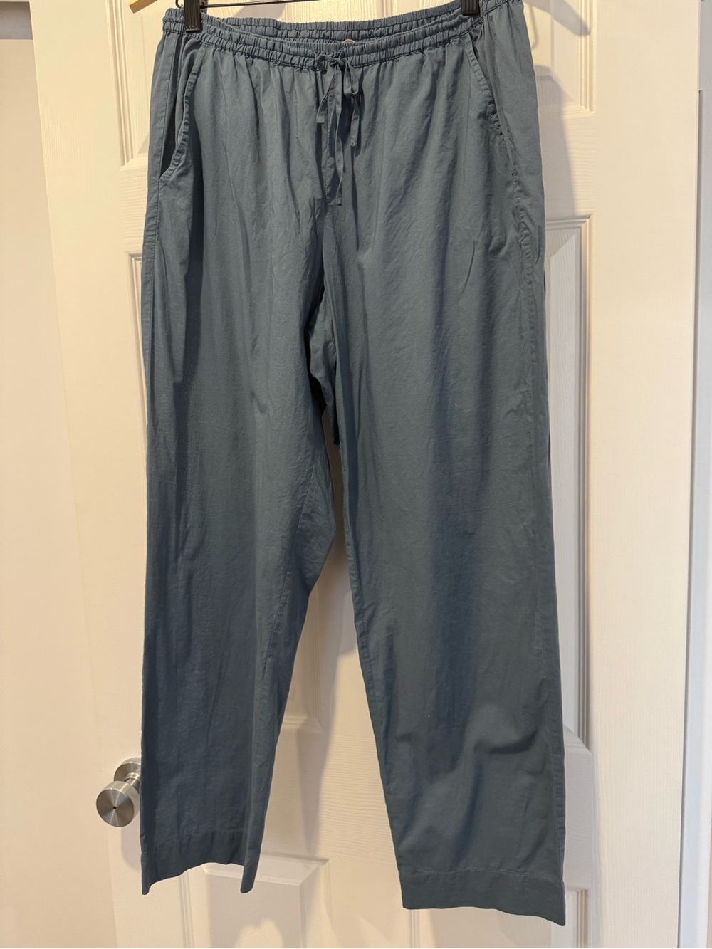 Eberjey Dusty Blue Pajama Set - Picture 6 of 10